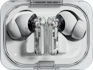 Nothing Ear (a) Auriculares inalambricos Bluetooth con Integración de ChatGPT, Cancelación de Ruido Activa, Algoritmo de Mejora de Graves y hasta 42,5 Horas de reproducción - Blanco